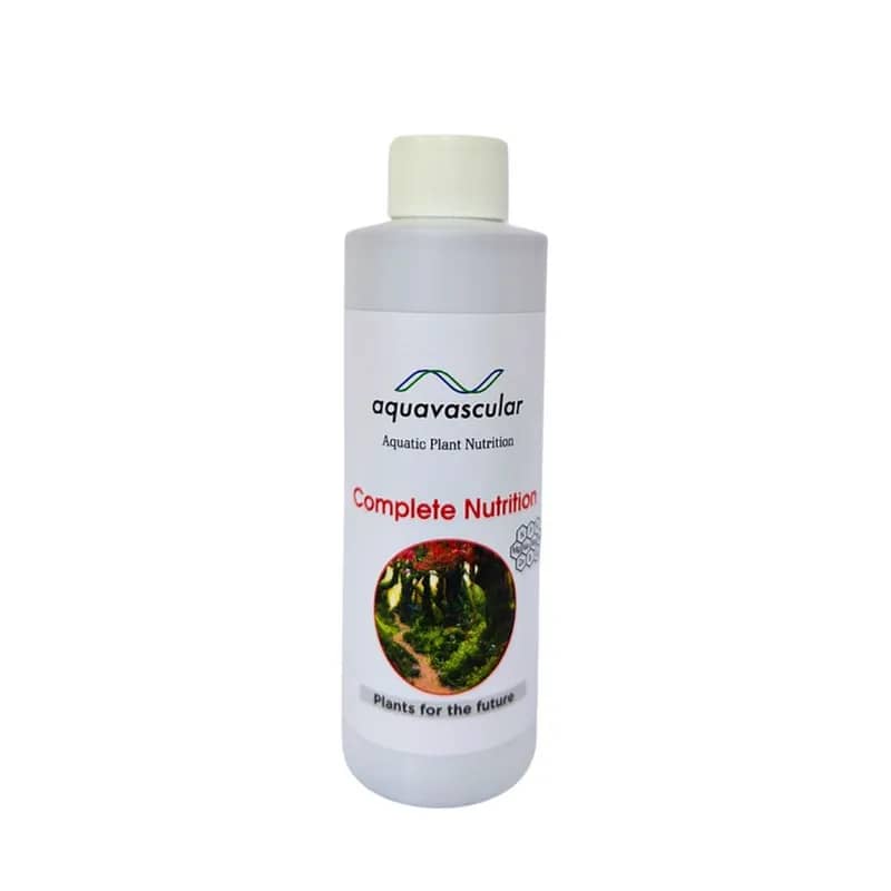 Buy Aquavascular Complete Nutrition, all-in-one aquarium fertilizer, planted tank fertilizer India, NPK aquarium fertilizer, macro micro nutrients aquarium, liquid fertilizer for planted tank, aquascaping complete fertilizer, shrimp safe aquarium fertilizer, aquarium plant growth booster, CO2 and non CO2 tank nutrients