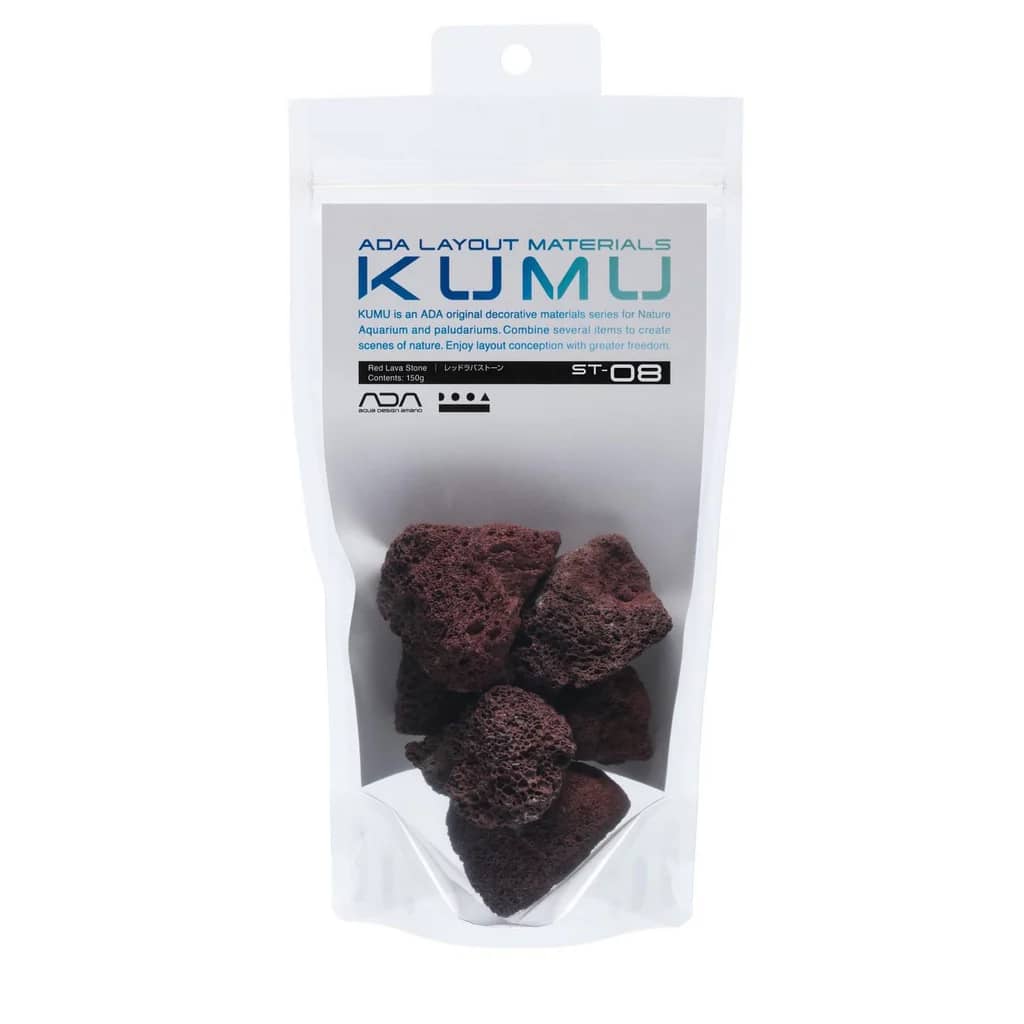 Buy ADA KUMU ST-08 - Red Lava Stone - 150g, ADA hardscaping, Best hardscaping, buy Red Lava Stone
