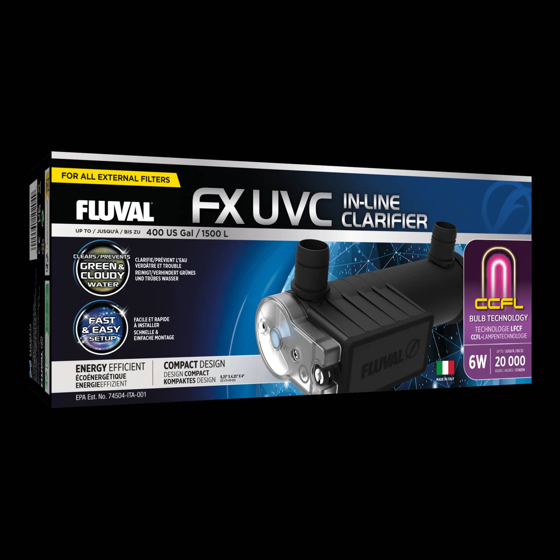 Fluval FX UVC In-Line Clarifier