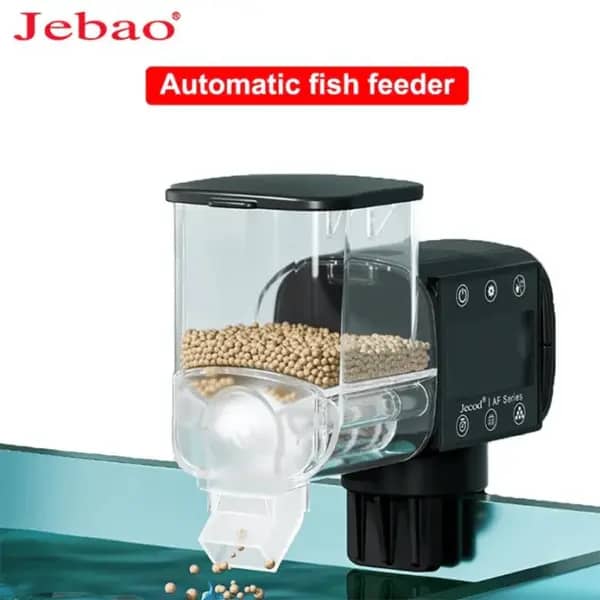 Jebao AF-250 Auto Food Timer for Aquariums - Jebao AF-250 Auto Food Timer, automatic fish feeder, aquarium food timer, auto fish food dispenser, fish tank feeder India, programmable aquarium feeder, battery powered fish feeder, auto feed for fish, Jebao fish food dispenser, automatic turtle feeder, fish food flakes dispenser, pellet feeder aquarium, compact fish feeder, LCD fish feeder, reliable auto feeder
