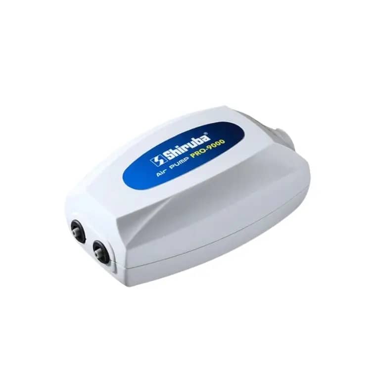 Shiruba PRO-3000 air pump, Shiruba PRO-6000 air pump, Shiruba PRO-9000 air pump, aquarium air pump India, best air pump for large aquarium, quiet fish tank air pump, Shiruba air pump price India, Shiruba PRO series review, aquarium aerator for planted tanks, high output aquarium air pump