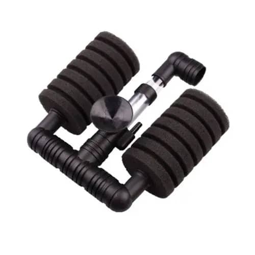 Buy Xinyou XY-2831, sponge filter, dual sponge aquarium filter, fry-safe sponge filter, shrimp tank filter, small tank biological filter, air-driven sponge filter, low flow aquarium filter, nano tank sponge filter, mechanical biological filtration