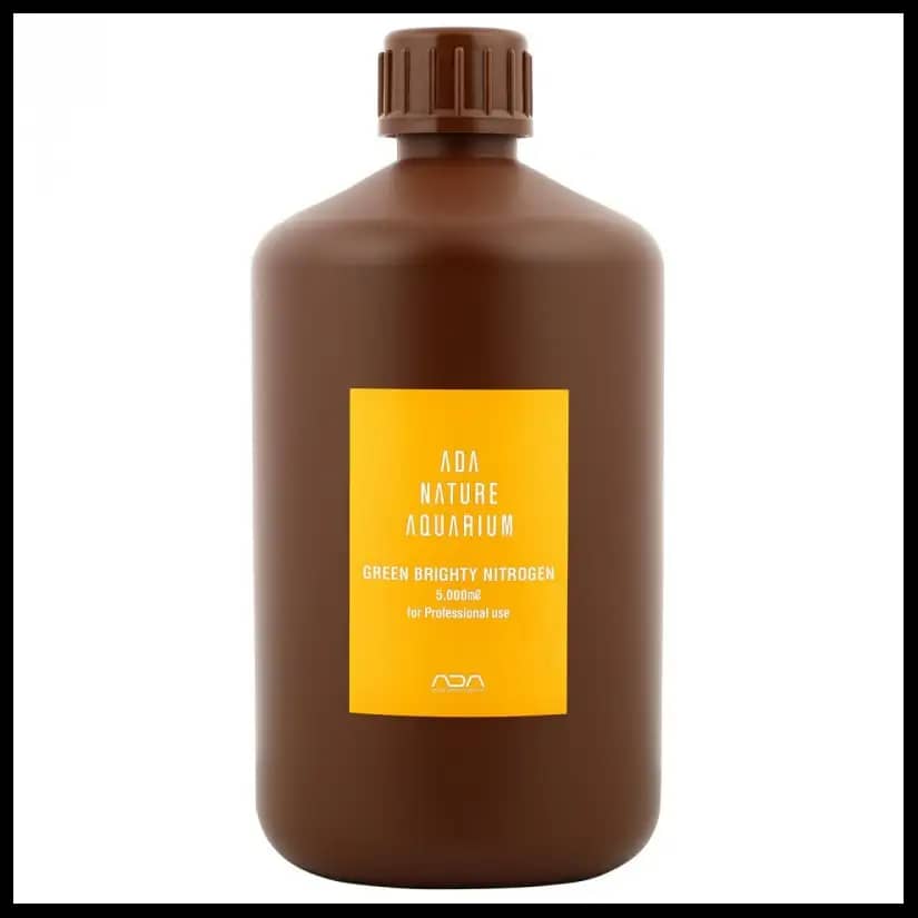 Buy ADA Green Brighty Nitrogen. liquid fertilizer for supplying nitrogen to a planted aquarium, buy ada aqua design amano fertilizer, promotes growth of aquatic plants.