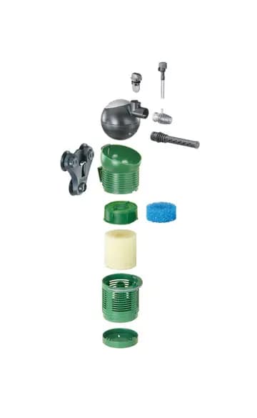 EHEIM aquaball 60 Internal Aquarium Filter - 2401020 - EHEIM aquaball 60, aquarium filter, compact aquarium filter, ball filter, 360 degree flow aquarium filter, modular aquarium filter, freshwater aquarium filter, small tank filter 30 litre, internal filter for 60 litre tank, EHEIM internal filter, Indian aquarium filter, easy click filter system, aquarium filtration system, aquarium filter with oxygen diffuser