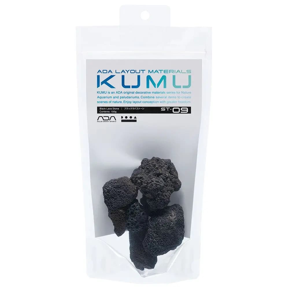 ADA KUMU ST-09 - Black Lava Stone - 150g