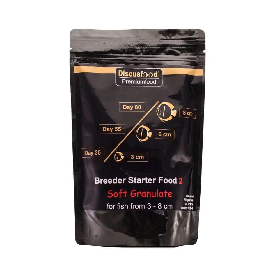discusfood breeder starter food ii, discus juvenile food india, soft granulate fish food 500g, breeder starter granules stage 2, discus fry growth feed, high protein fish food for discus, premium discus granules india, soft sinking food for young discus, tropical fish growth formula, discusfood softgranulate 500g