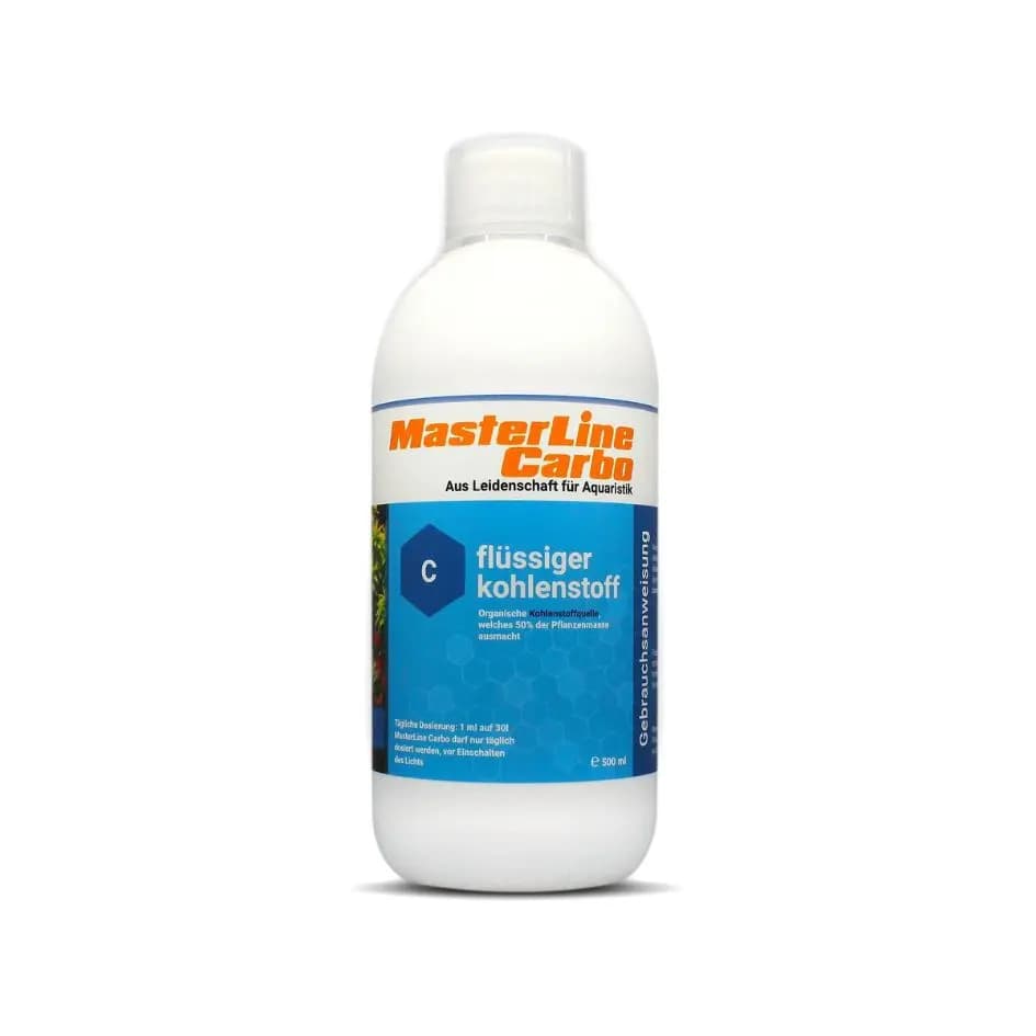 MasterLine Carbo, MasterLine Carbo India, liquid carbon for aquarium plants, CO2 alternative for planted tank, aquarium carbon fertiliser, glutaraldehyde aquarium use, best carbon supplement for aquascape, MasterLine liquid carbon, planted aquarium algae control, aquarium CO2 replacement India