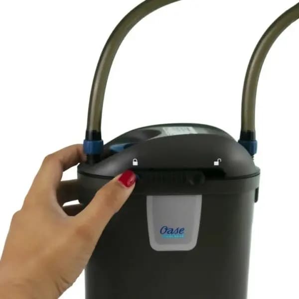 OASE FiltoSmart 100 Nano External Canister Filter - OASE FiltoSmart 100, nano canister filter India, external aquarium filter 100 litre, compact fish tank filter, multi-stage aquarium filter, quiet external filter, freshwater filter OASE, saltwater filter OASE, OASE aquarium products, fish tank filtration system, biological aquarium filter, mechanical aquarium filter, aquarium filter for 100 litres