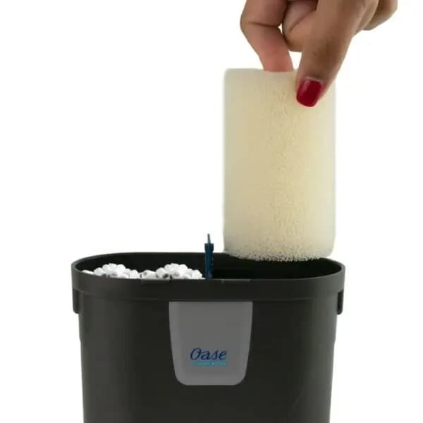 OASE FiltoSmart 100 Nano External Canister Filter - OASE FiltoSmart 100, nano canister filter India, external aquarium filter 100 litre, compact fish tank filter, multi-stage aquarium filter, quiet external filter, freshwater filter OASE, saltwater filter OASE, OASE aquarium products, fish tank filtration system, biological aquarium filter, mechanical aquarium filter, aquarium filter for 100 litres
