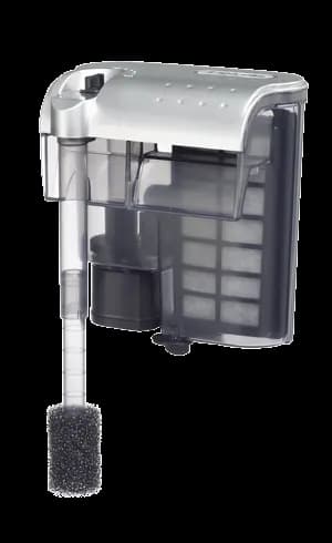 Shiruba XB2060 hang on filter, Shiruba XB-2060 HOB filter, small aquarium filter India, nano tank hang on filter, efficient hang on back filter, auto restart filter India, Taiwan made aquarium filter, adjustable flow filtration filter, 400 lph hang on filter