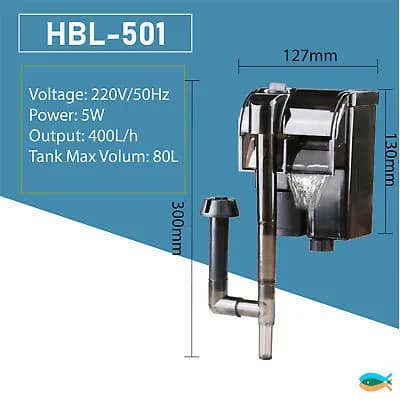 SunSun HBL 501 Hang On Filter