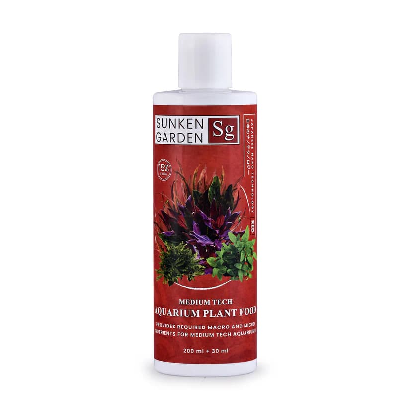 Buy Sunken Garden Red fertilizer, aquarium red plant fertilizer India, iron fertilizer for red plants, planted tank red booster, high-iron aquarium fertilizer, liquid fertilizer for red aquatic plants, Rotala red enhancer, Ludwigia colour booster, Alternanthera nutrient supplement, planted tank micronutrient India, aquarium plant colour enhancer