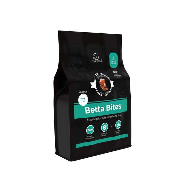 Buy Zewa betta bites fish food, buy betta food online India, best food for betta fish, floating pellets for bettas, high protein betta bites, aquarium betta food India, color enhancing food for bettas, siamese fighting fish food, small bites for betta fish, premium betta pellets India