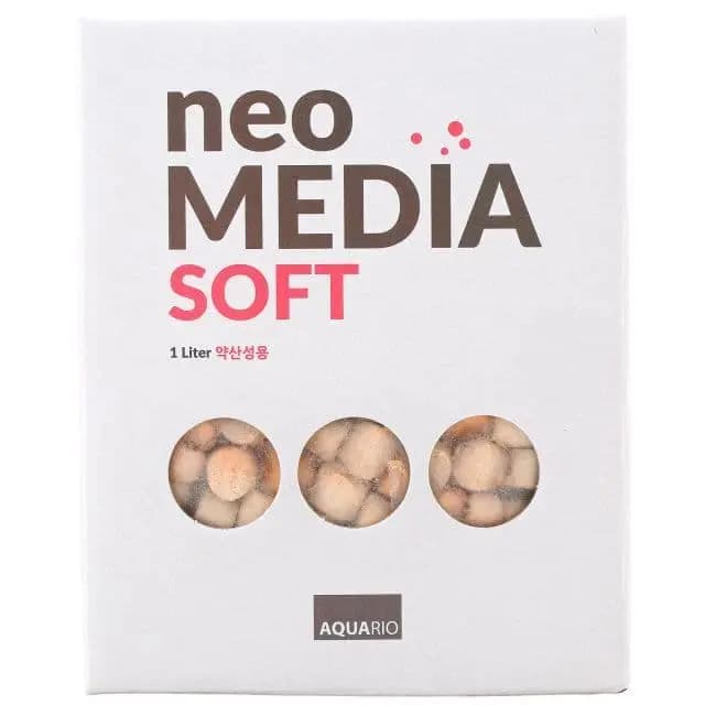 Aquario Neo Media Soft India, biological filter media aquarium, soft ceramic filter media, high porosity aquarium media, ammonia nitrite reduction media, shrimp safe bio media, planted tank filtration media, Neo Media Soft 1L, aquarium bacteria growth media