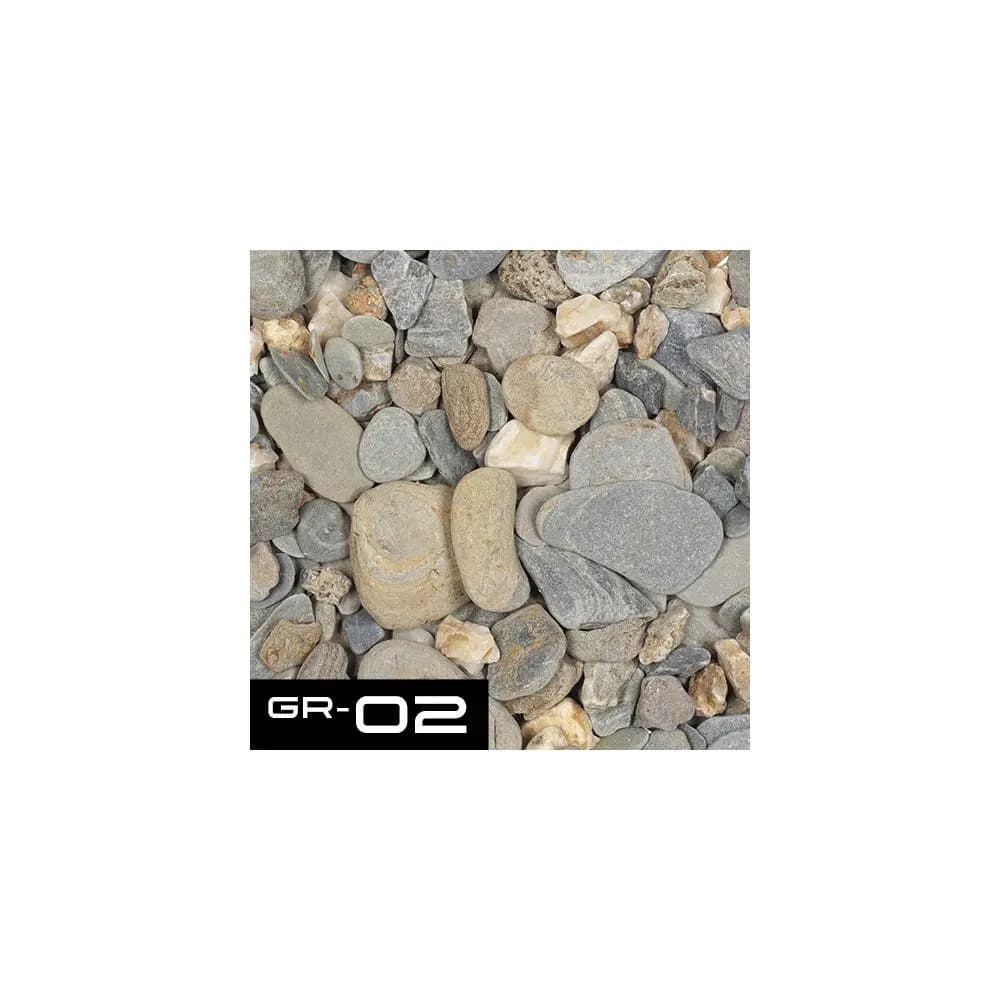 Buy ADA KUMU GR-02 - Flat River Gravel - 250ml, ADA hardscaping, Best hardscaping, buy Black Lava Stone