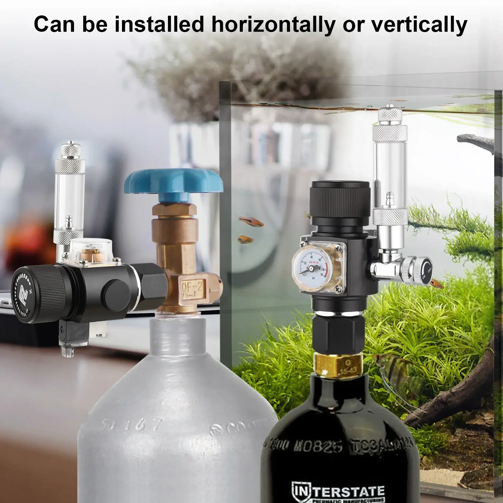FZONE Mini Dual Stage CO2 Regulator (FZ-1011)