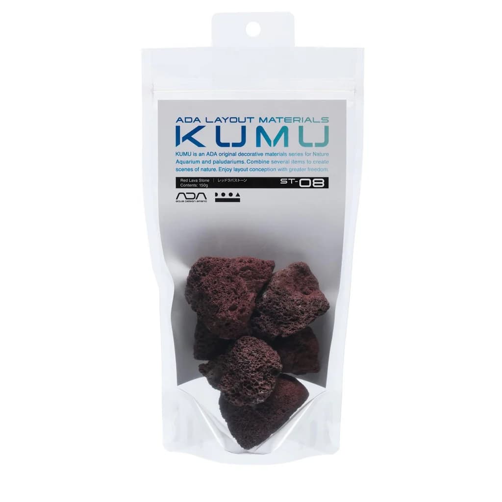 Buy ADA KUMU ST-08 - Red Lava Stone - 150g, ADA hardscaping, Best hardscaping, buy Red Lava Stone
