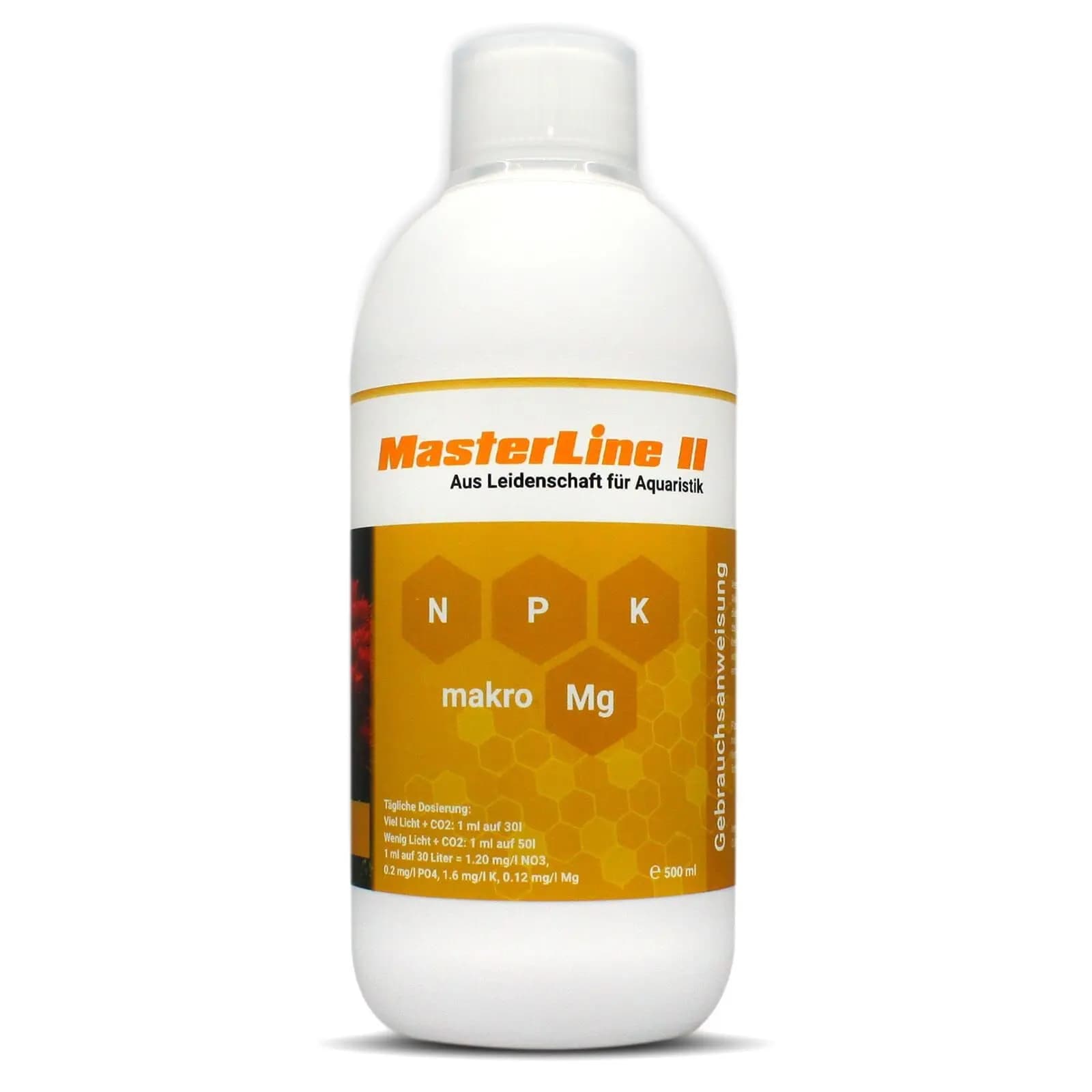 Buy MasterLine II, MasterLine II macro fertiliser India, aquarium macro fertiliser, NPK fertiliser for planted tanks, planted aquarium macro nutrients, MasterLine fertiliser India, liquid macro fertiliser, Dutch aquascape fertiliser, CO2 planted tank nutrients, aquarium plant macro solution