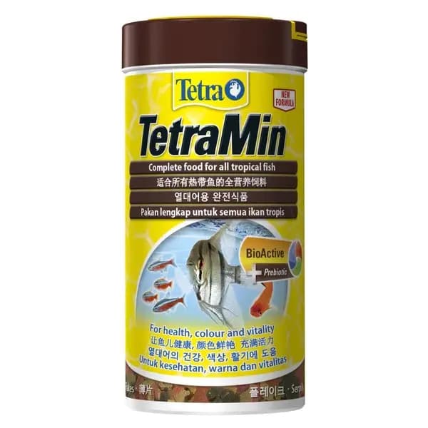 Buy Tetra TetraMin flakes, TetraMin 20g, TetraMin 52g, tropical fish food India, best fish flakes for aquarium, Tetra fish food online India, staple food for guppies and tetras, BioActive formula fish food, complete nutrition for aquarium fish, Tetra flakes price India