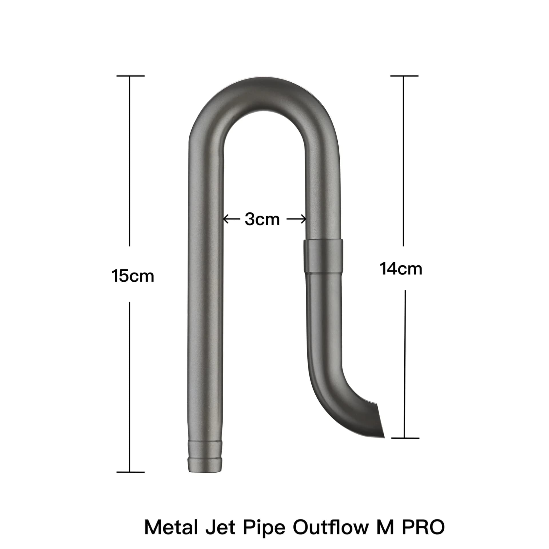 Chihiros Metal Inflow Outflow Pro Metal Jet Pipe Pro