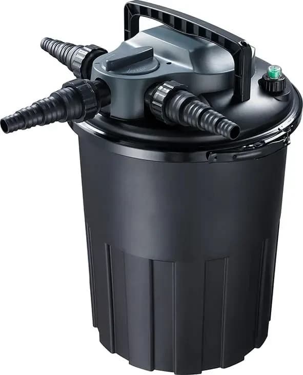 Jebao CBF 12000 Pressurised UV Pond Filter with 24W UV - Jebao pond filter, CBF 12000, pressurised UV filter, 24W UV pond filter, multi-stage pond filter, green water clarifier, pond water purification, easy clean pond filter, 12000L pond filter, outdoor pond filter India, pond filtration system, biological pond filter, mechanical pond filter, UV pond clarifier
