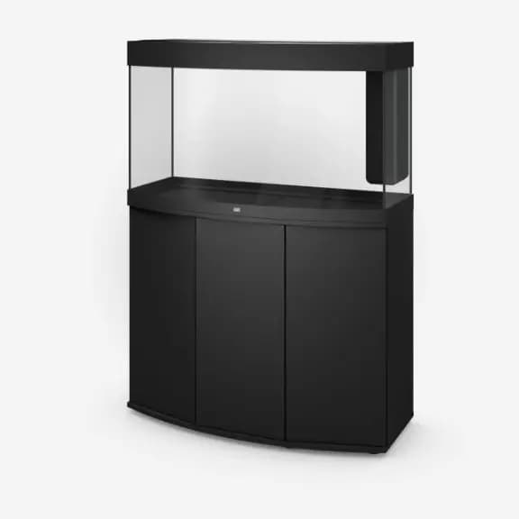 Buy Juwel Vision 180 LED, Vision 180 aquarium with cabinet included, curved glass aquarium, MultiLux LED lighting, BioFlow M filter, Eccoflow 600 pump, 200W aquarium heater, complete aquarium set with cabinet, panoramic aquarium, energy-efficient aquarium, German engineered aquarium, stylish aquarium combination, LED plant-friendly aquarium, aquarium stand included