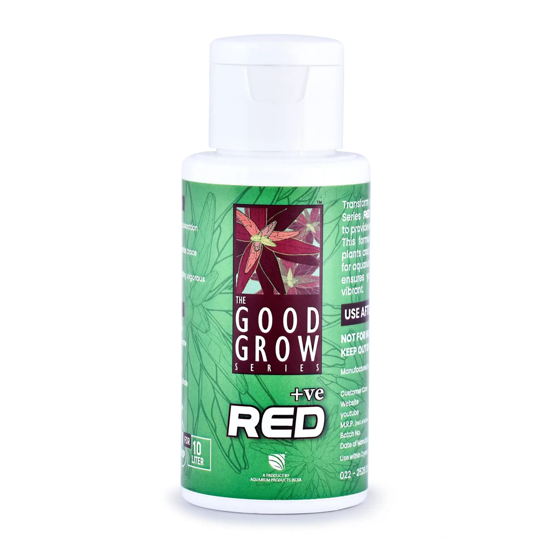 The Good Grow Series RED 50ML - The Good Grow Series RED, liquid plant supplement, enhance plant coloration, aquatic plants, iron supplement, aquascaping essentials, plant growth booster, aquarium care products