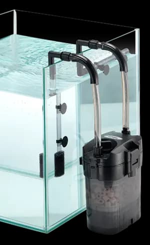 Shiruba XB305 external filter, Shiruba XB-305 canister filter, compact external filter India, 440 lph external filter, nano tank canister filter, Shiruba external filter India, Taiwan made aquarium filter India, low energy canister filter, hang on external filter