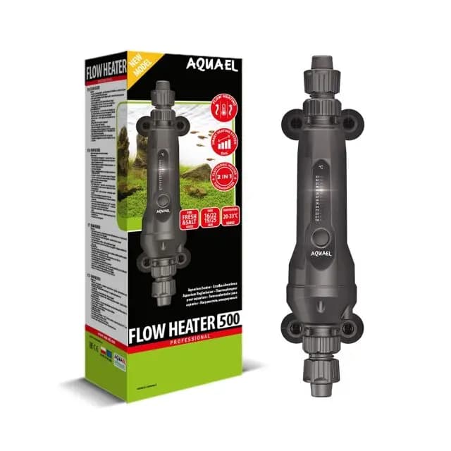 Buy Aquael Flow Heater 500w, heaters are recommended for use in very large aquarium tanks