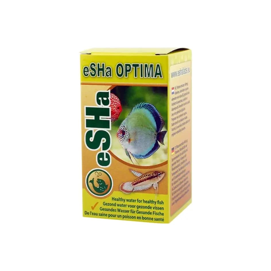 Buy eSHA Optima India, aquarium health booster, fish immunity enhancer, aquarium vitamin supplement, eSHA Optima conditioner, fish stress reducer India, planted tank safe conditioner, shrimp safe aquarium additive, fish tonic India, aquarium vitality booster
