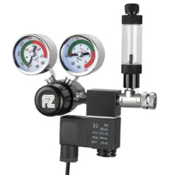 FZONE Dual Gauge CO2 Regulator with Bubble Counter - W21.8