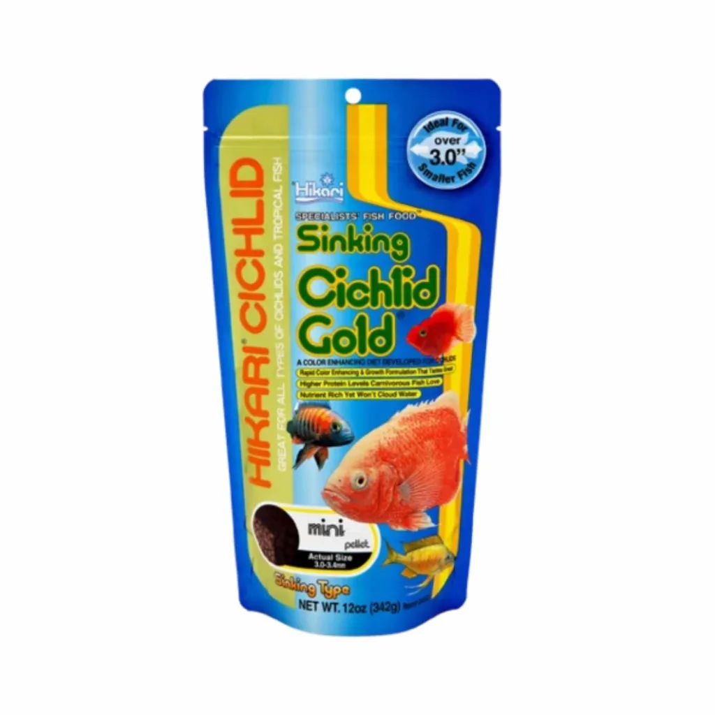 Buy Hikari Cichlid Gold Sinking Medium, buy hikari fish food, best aquarium fish food