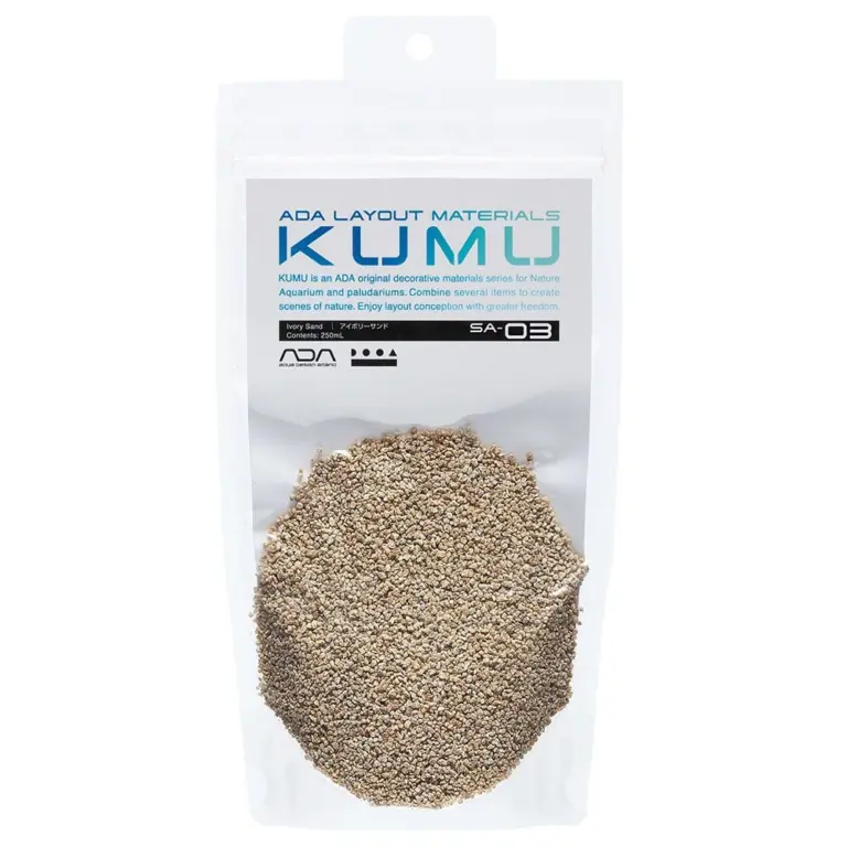 Buy ADA KUMU SA-03 - Ivory Sand - 250ml, ADA hardscaping, Best hardscaping, buy Ivory Sand