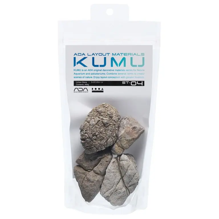 Buy ADA KUMU ST-04 - Lichen Stone - 400g, ADA hardscaping, Best hardscaping, buy Lichen Stone