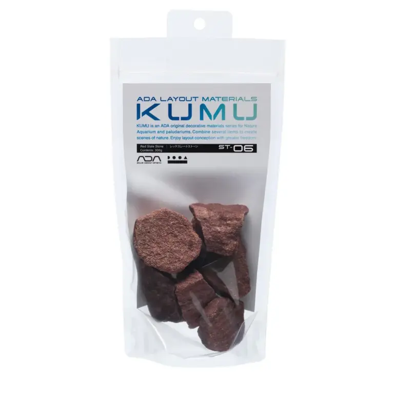 Buy ADA KUMU ST-06 - Red Slate Stone - 300g, ADA hardscaping, Best hardscaping, buy Red Slate Stone