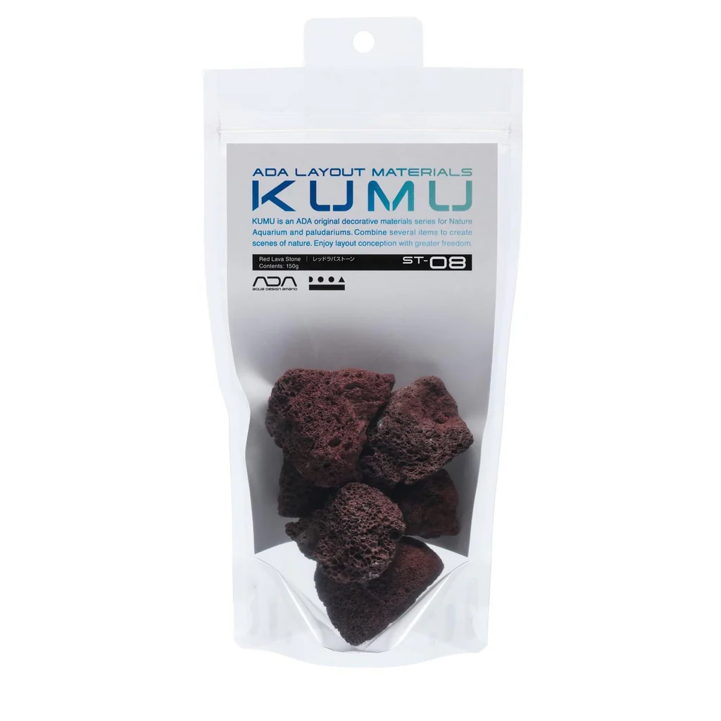 Buy ADA KUMU ST-08 - Red Lava Stone - 150g, ADA hardscaping, Best hardscaping, buy Red Lava Stone