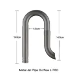 Chihiros Metal Inflow Outflow Pro Metal Jet Pipe Pro