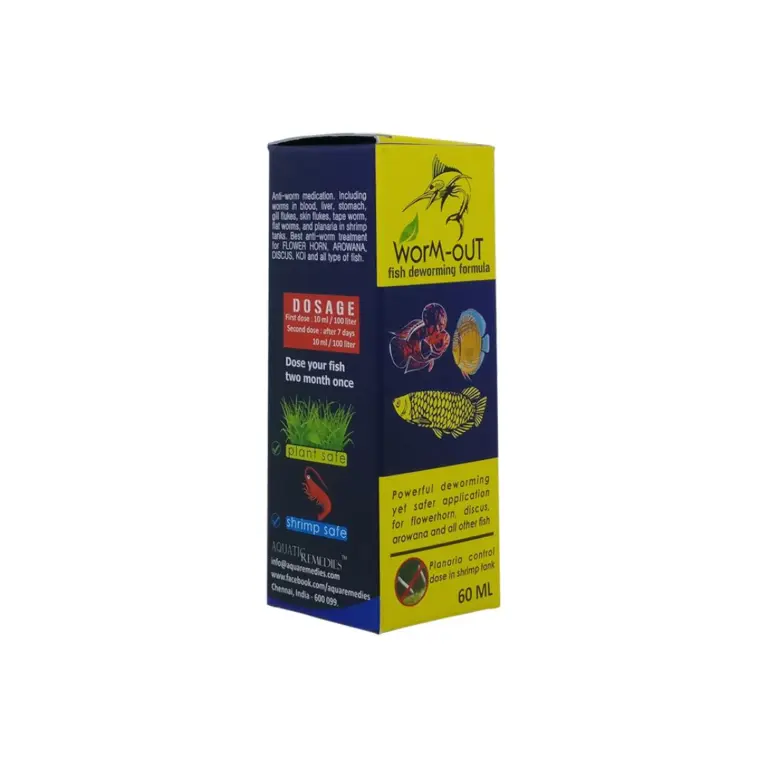 Buy Aquatic Remedies Worm-Out online, Powerful safe deworming medication for all fish and planaria control