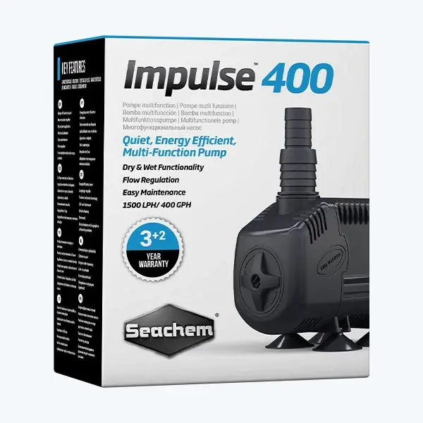 Buy Seachem Impulse Series Water Pump online impulse 400, impulse 600, impulse 800, buy submersible water pump for aquarium