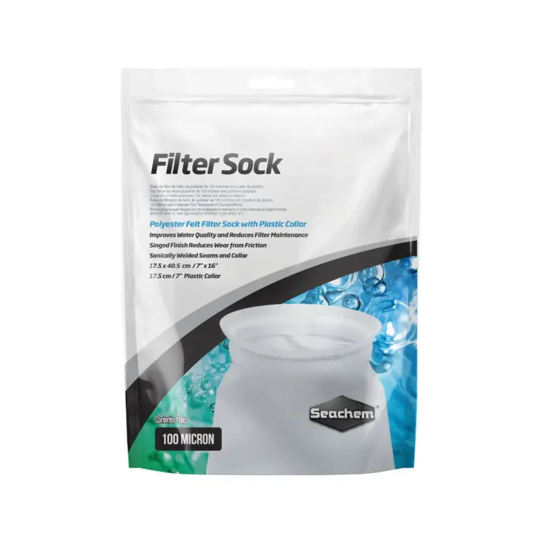 Buy Seachem Mesh Filter Sock online, filter mesh sock for filter media, keep a healthy aquarium