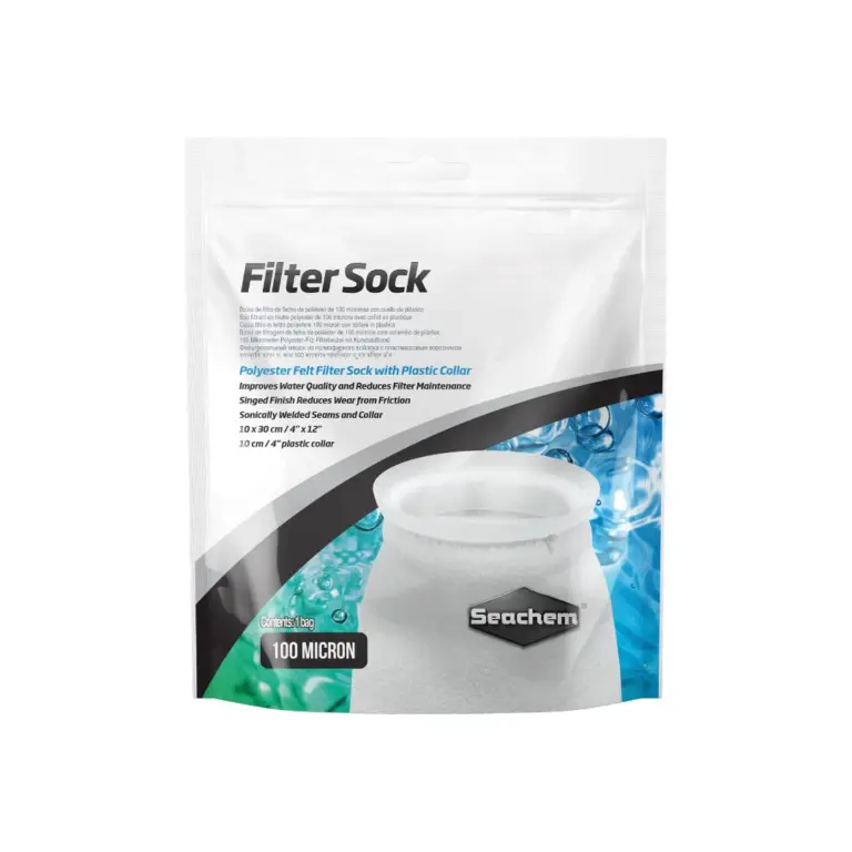 Buy Seachem Mesh Filter Sock online, filter mesh sock for filter media, keep a healthy aquarium