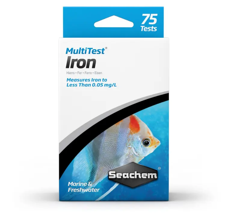 Buy Seachem MultiTest Iron online, Measures iron in aquariun, best test for aquarium maintenance, keep a healthy aquarium