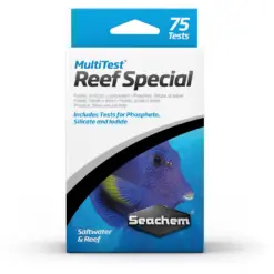 Buy Seachem MultiTest Reef Special online, Combines the Phosphate, Silicate, and Iodine/Iodide kits for aquarium