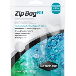 Buy Seachem Zip Bag Medium online, filter media bag for aquarium filter
