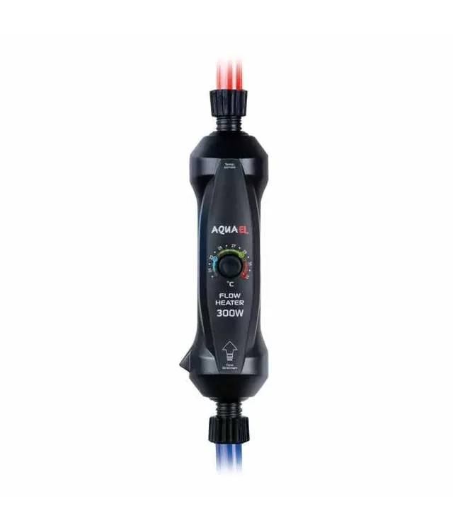 Aquael Flow Heater, Aquael inline aquarium heater, Aquael Flow Heater 300W, Aquael Flow Heater 500W, external aquarium heater India, inline heater for canister filter, aquarium heater for planted tank India, professional aquarium heater India, hidden aquarium heater, aquarium inline heater India