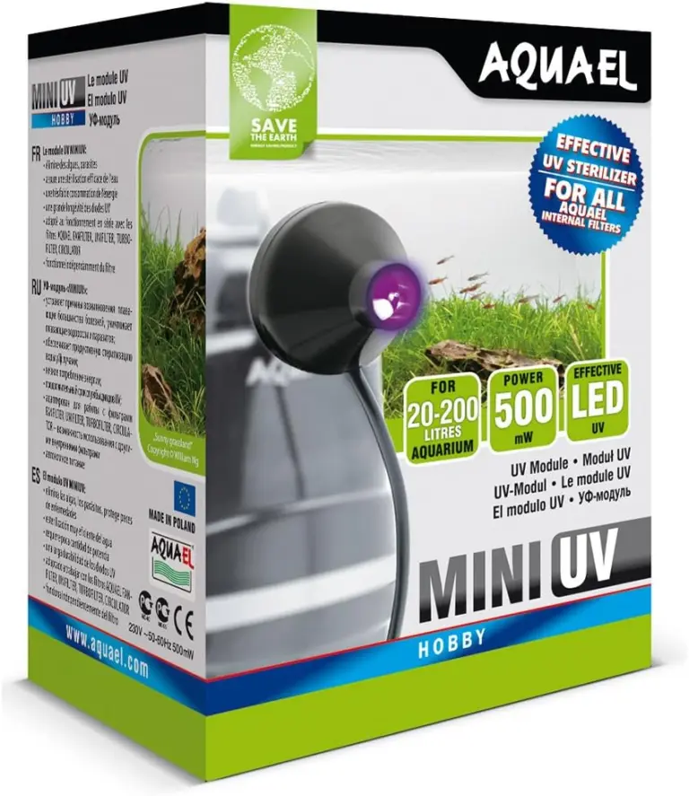 Buy Aquael UV Lamp Mini online, UV-LED s that sterilize the water passing