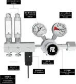 Buy FZONE Dual Stage Pro Series CO2 Regulator, FZ-2020, co2 regulator for planted aquarium