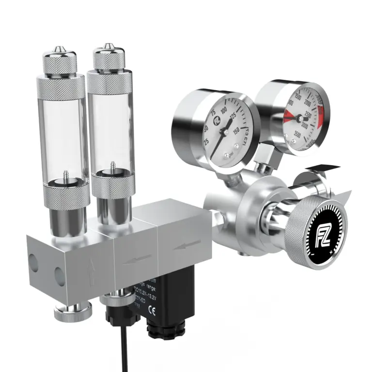 Buy FZONE Dual Stage Pro Series CO2 Regulator, FZ-2020, co2 regulator for planted aquarium