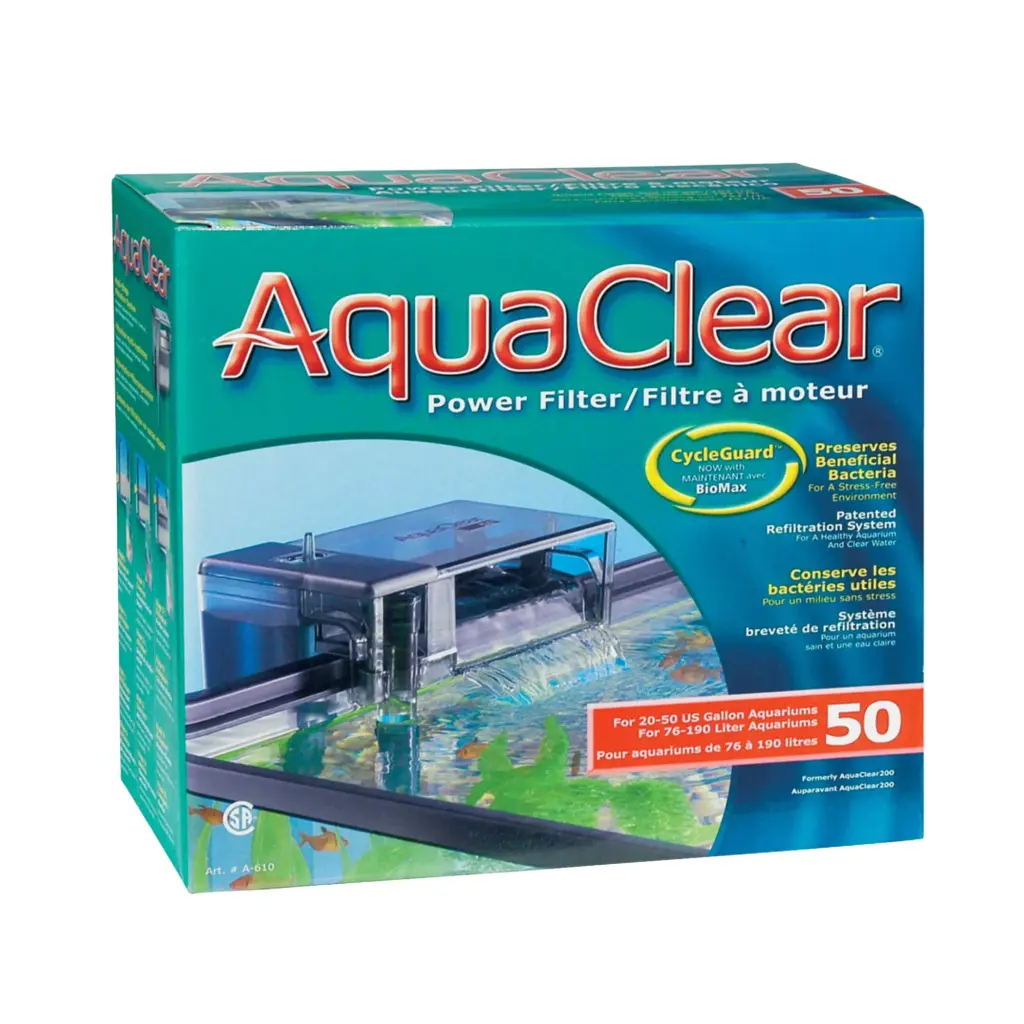 Buy fluval aqua clear 50 hang on power filter, best hang on filter, hob filter
