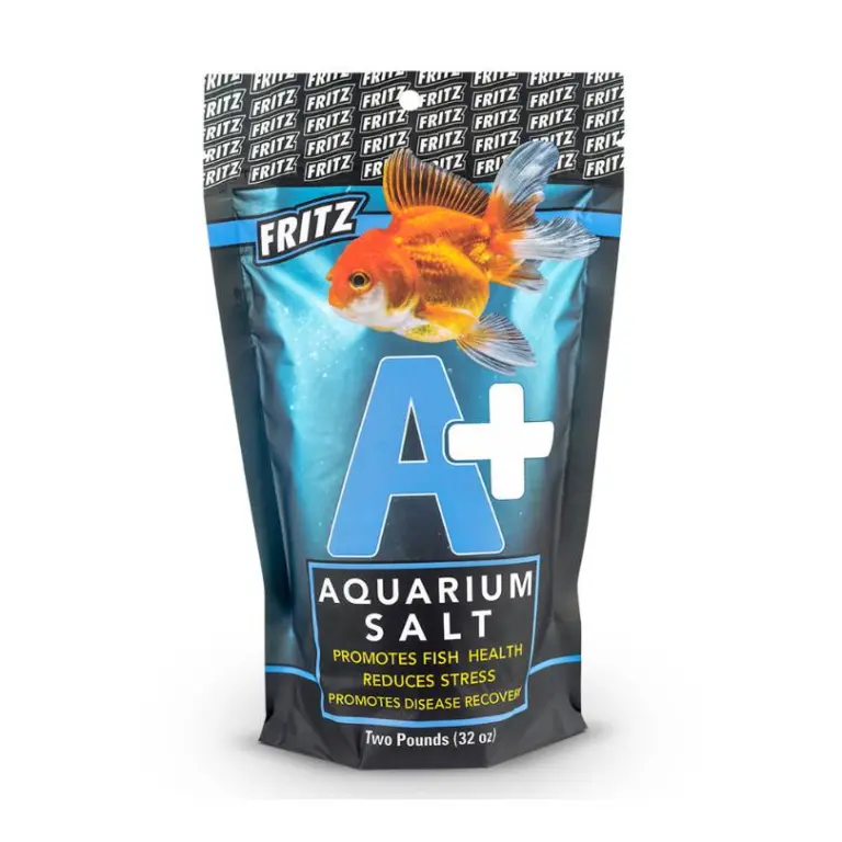 Fritz aquarium salt, freshwater aquarium salt, osmoregulation salt, stress support aquarium, parasite treatment salt, swim bladder relief salt, quarantine tank salt, fish health salt, electrolyte support fish, aquarium water conditioner salt